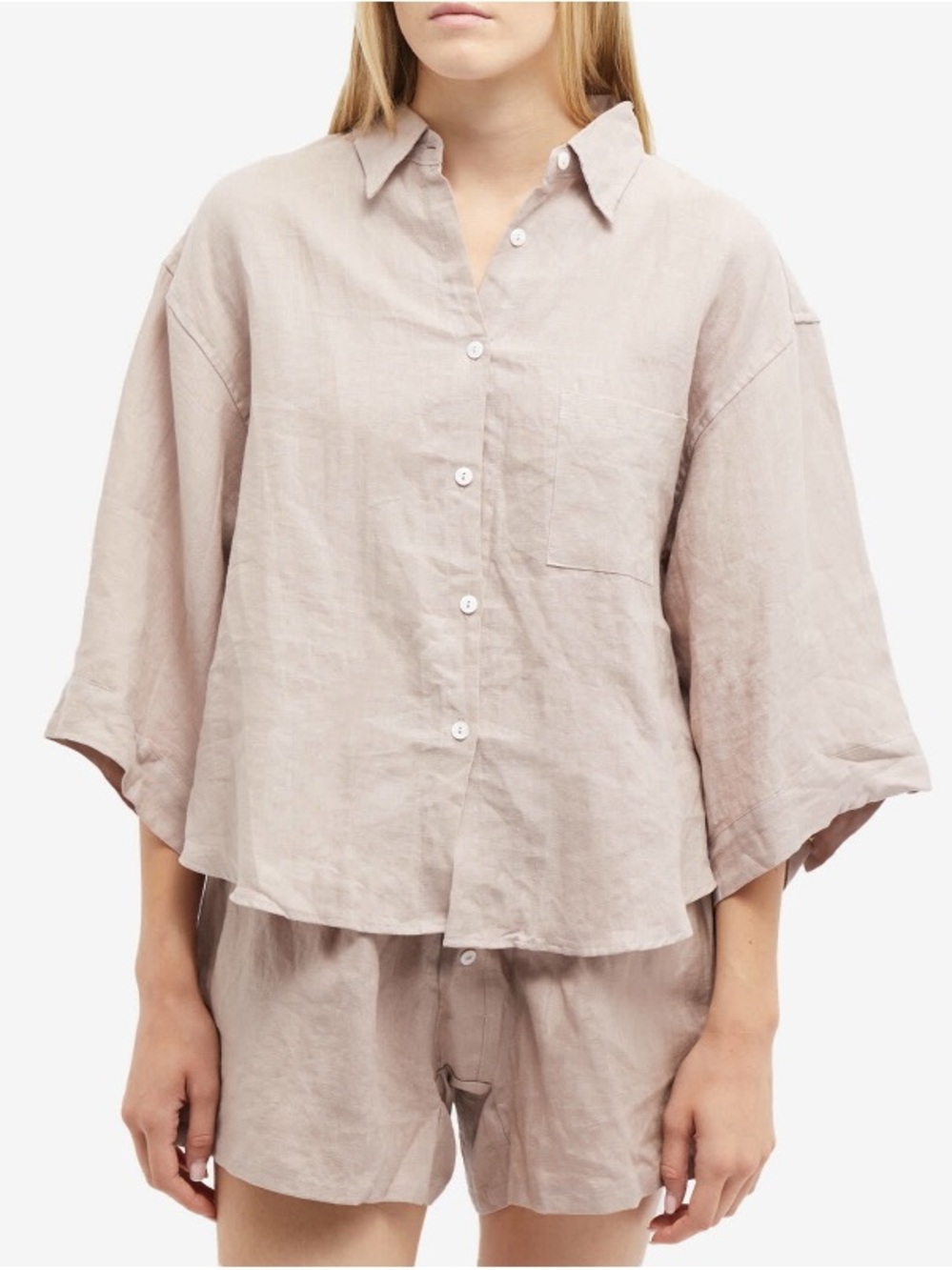 Deiji Studios 03 Linen Set - Orchid Pink